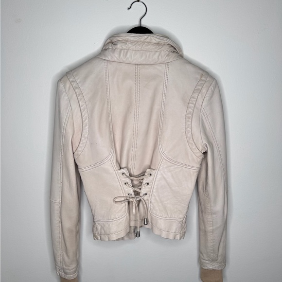 Lines label leather jacket - Picture 4 of 4